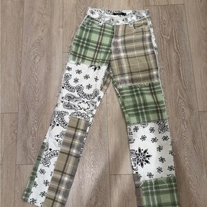 Jaded London Patchwork Pants